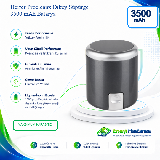 Heifer Procleanx Dikey Süpürge 3500 mAh Batarya